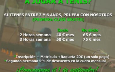 ¿Quieres comenzar a jugar a tenis?…