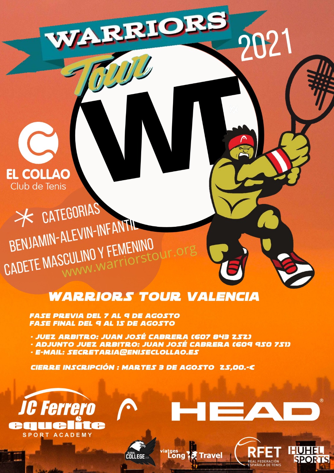 Warriors Tour 2021 Valencia - Tenis El Collao