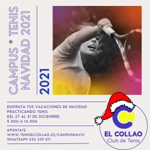 campus tenis navidad 2021
