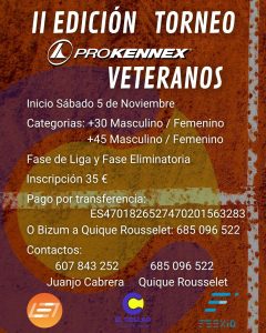 II PROKENNEX VETERANOS CT COLLAO